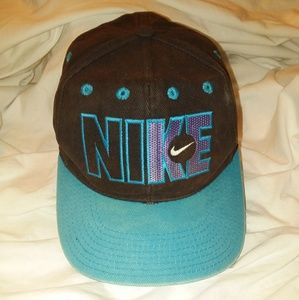Vtg Nike Just Do It Spellout Swoosh Snapback Hat
